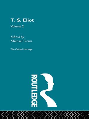 cover image of T.S. Eliot Volume 2